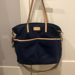 Kate Spade Navy and Tan Diaper Bag
